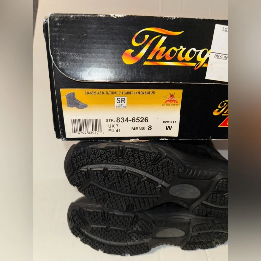 Thorogood A.S.R. Tactical 6” Leather Nylon Side Zip Mens Several Sizes